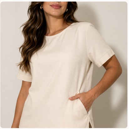 BLUSA COM MANGA